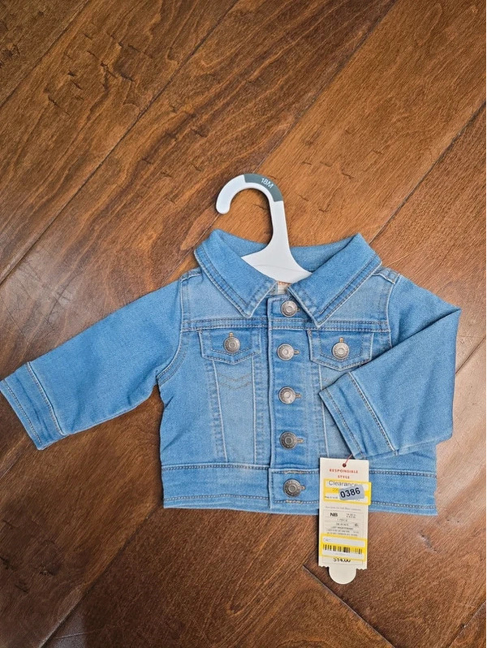 Newborn brand new denim jacket from target item 386G5